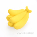 fruit shape latex squeaky pet dog toy